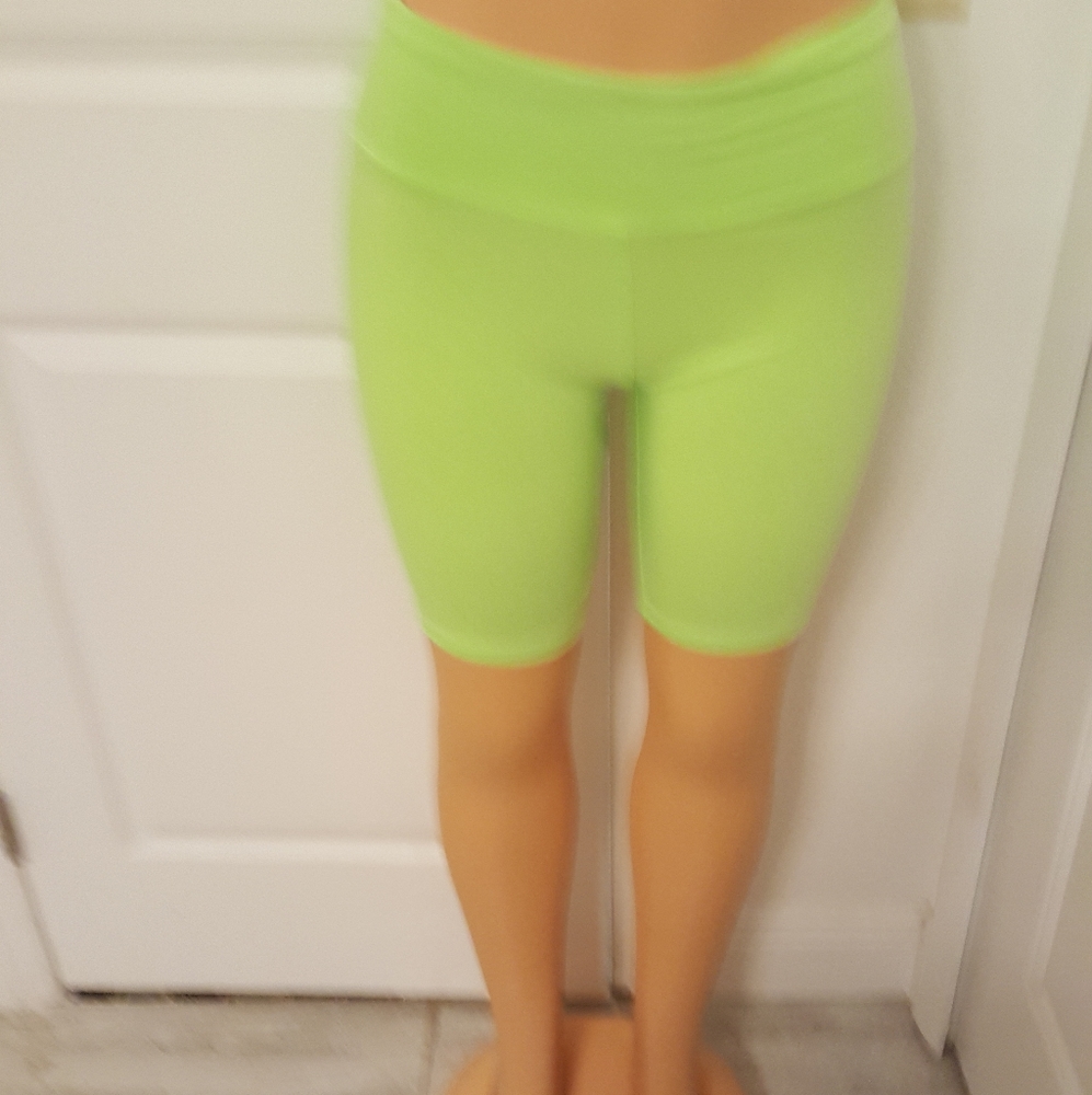 BRAND NEW BIKER LIME SHORT SIZE MEDIUM